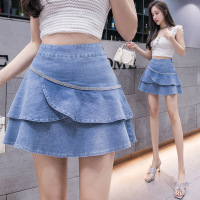 diamond chain cake skirt denim skirt 10