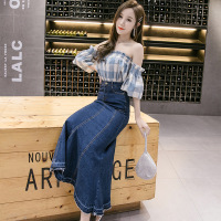 denim mermaid skirt swing skirt 25