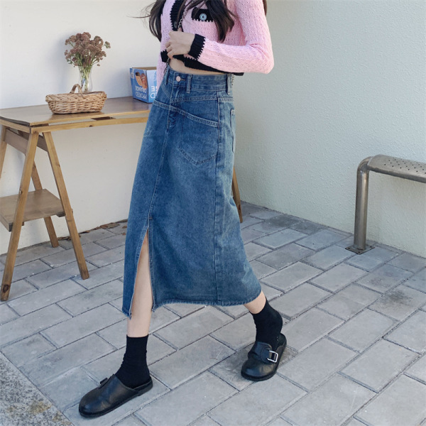petite denim skirt 27