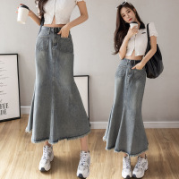 Stretch Denim Mermaid Skirt 49