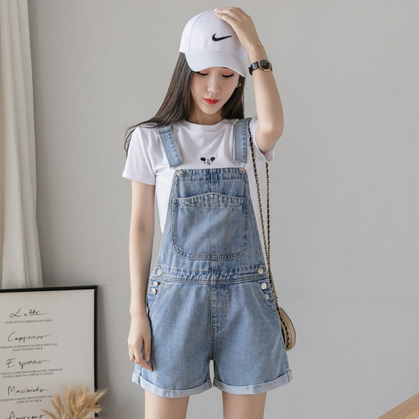 Fashion Korean style loose bib shorts 87