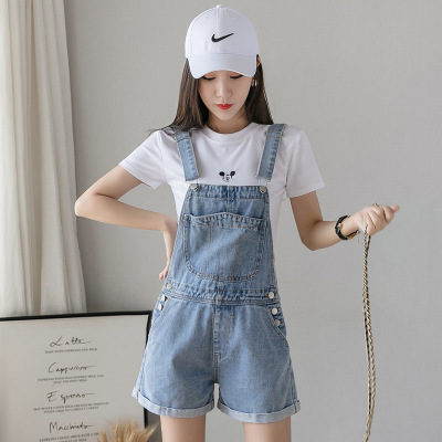 Fashion Korean style loose bib shorts 87