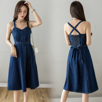 Sexy Back Cross Suspender Dress 89