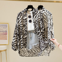 Vintage Leopard Chiffon Shirt 146
